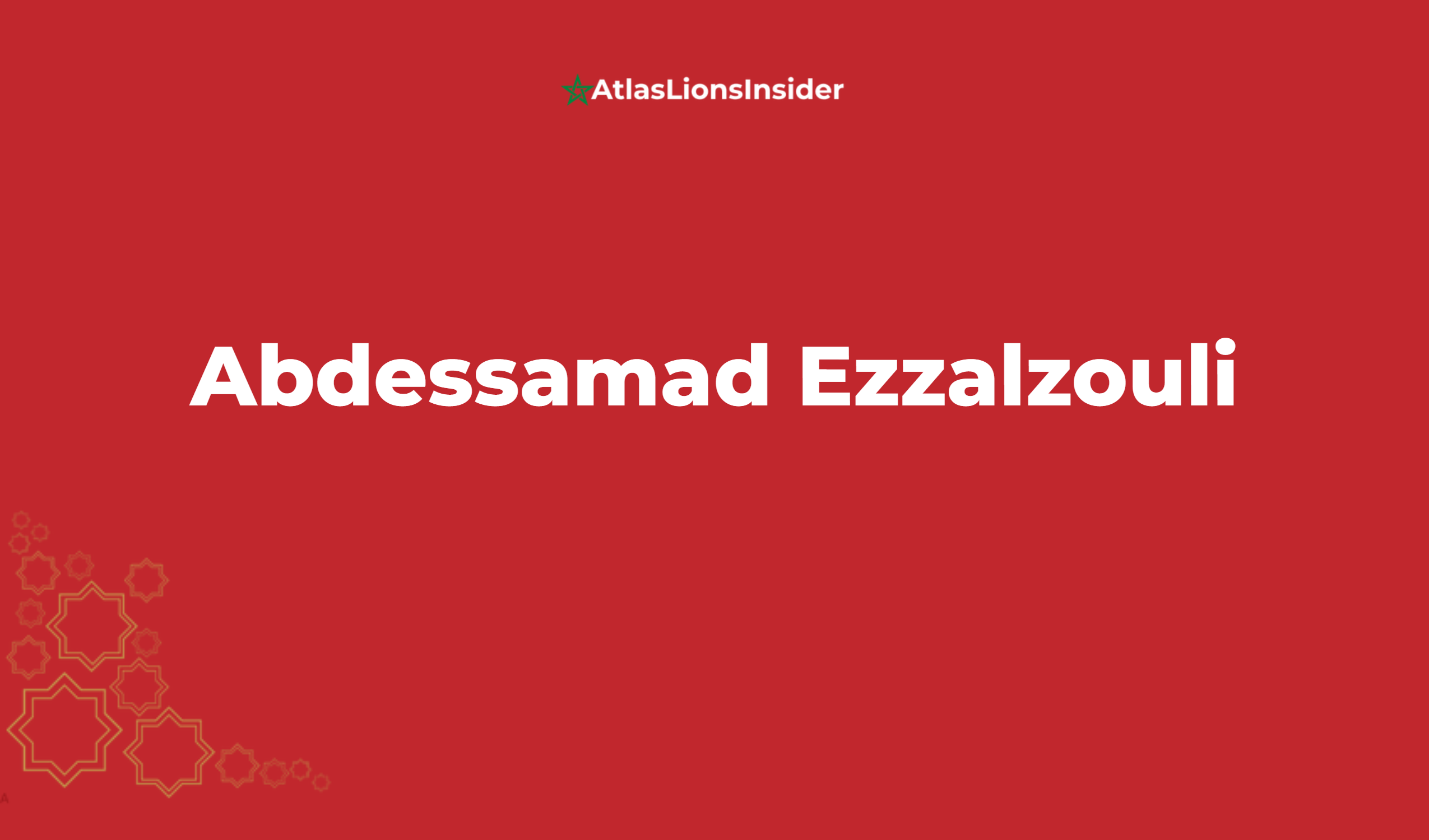 Abdessamad Ezzalzouli