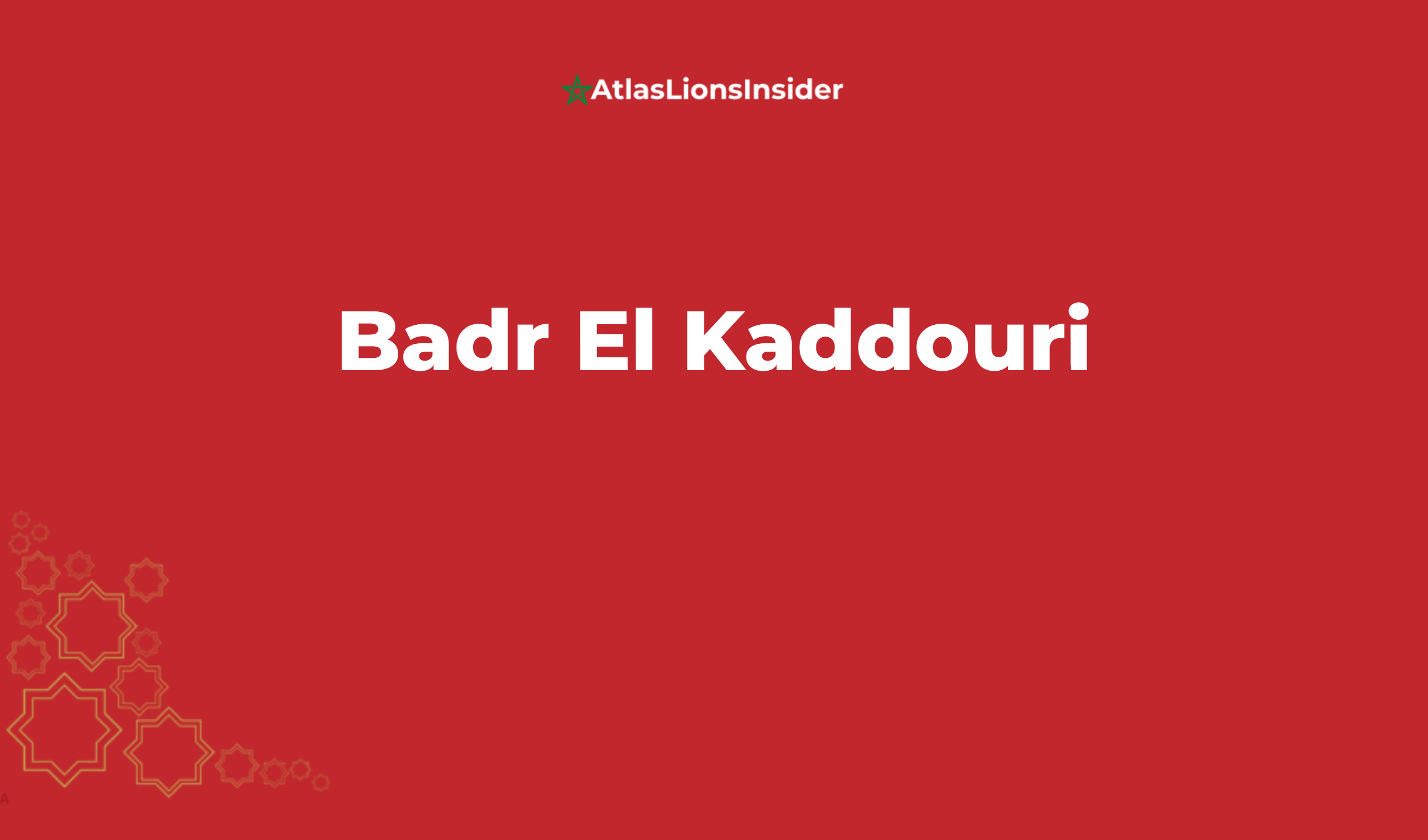 Badr El Kaddouri