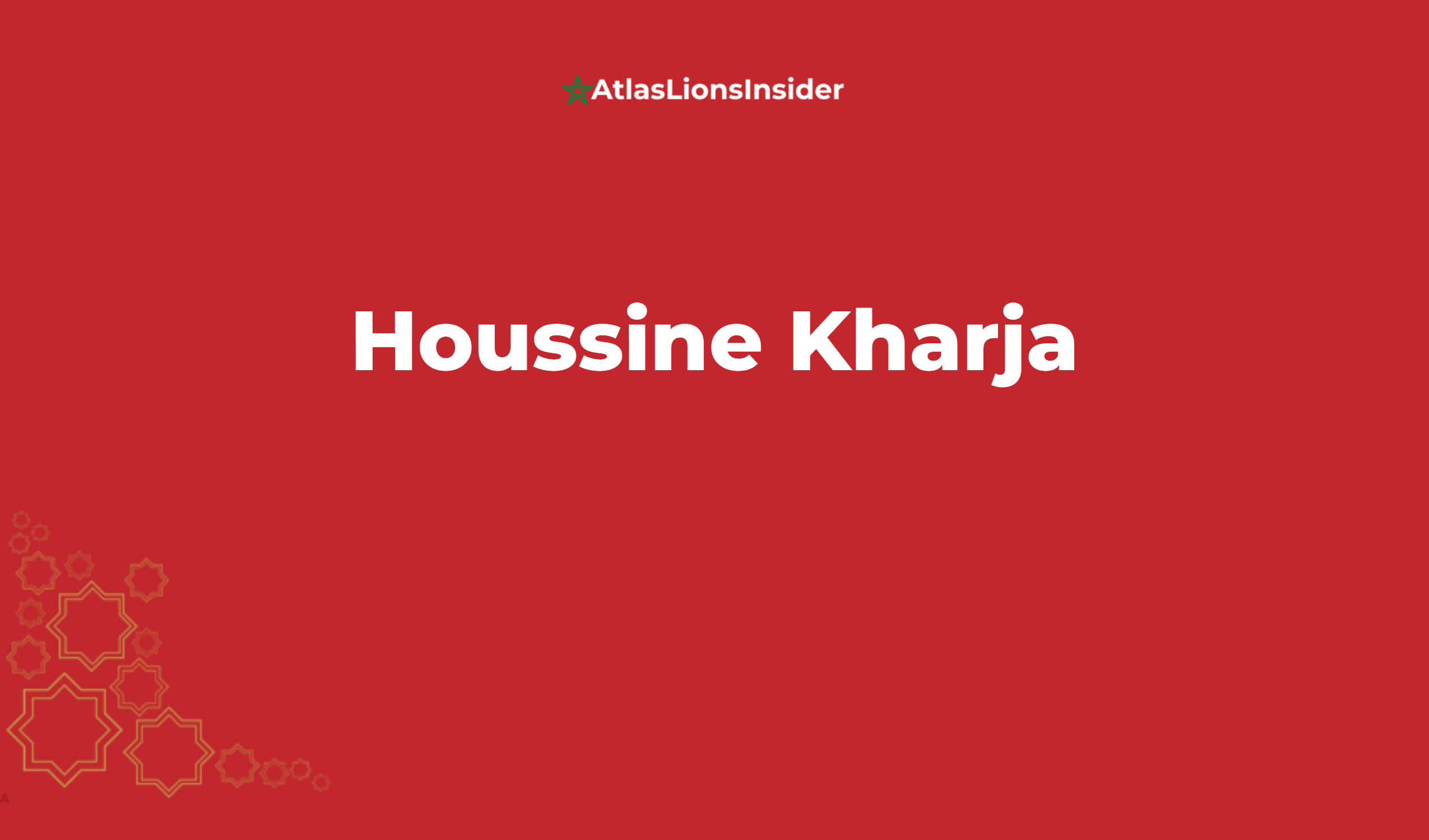 Houssine Kharja