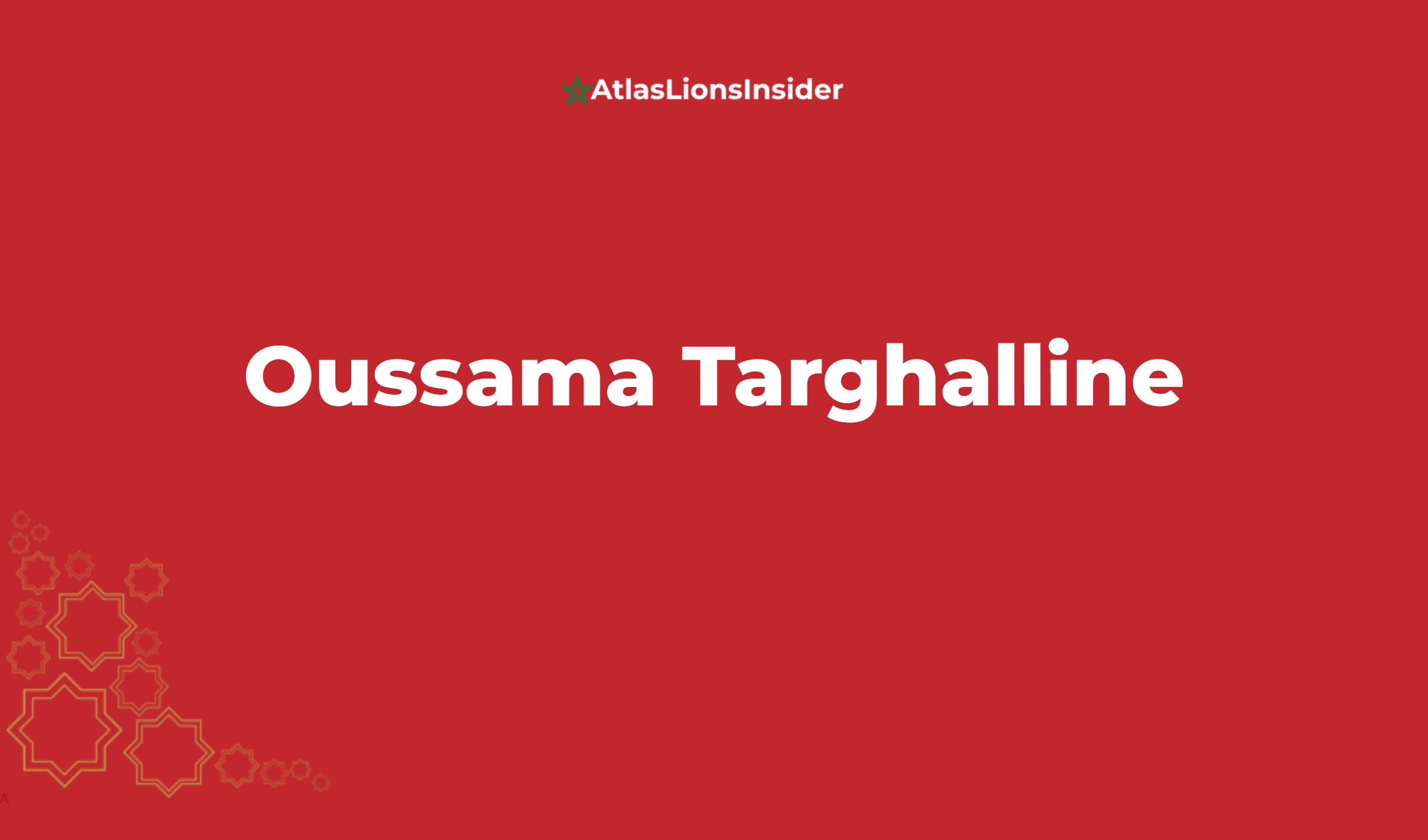 Oussama Targhalline