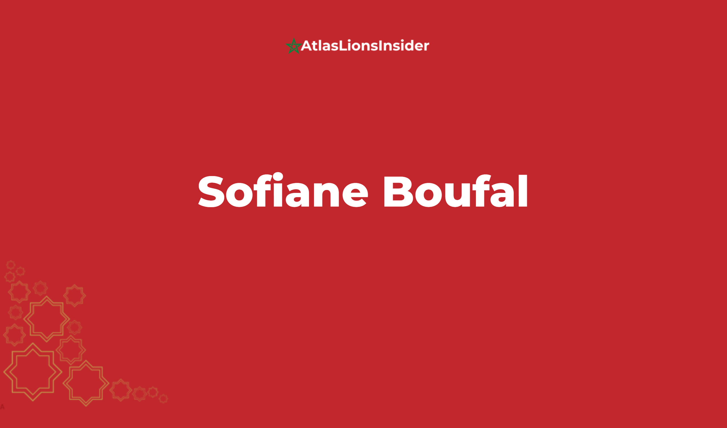 Sofiane Boufal