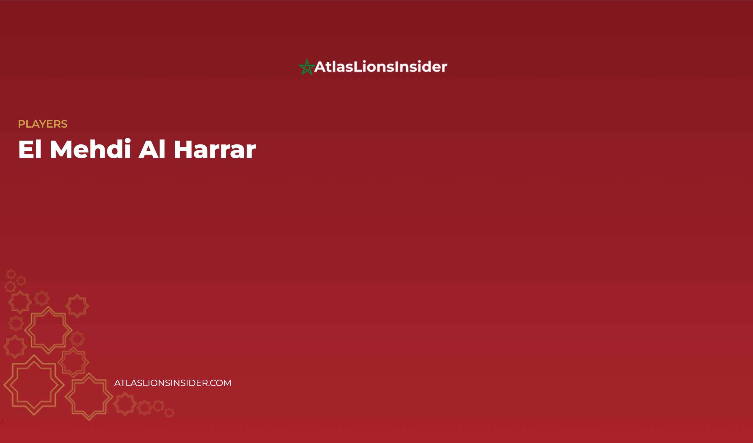 El Mehdi Al Harrar